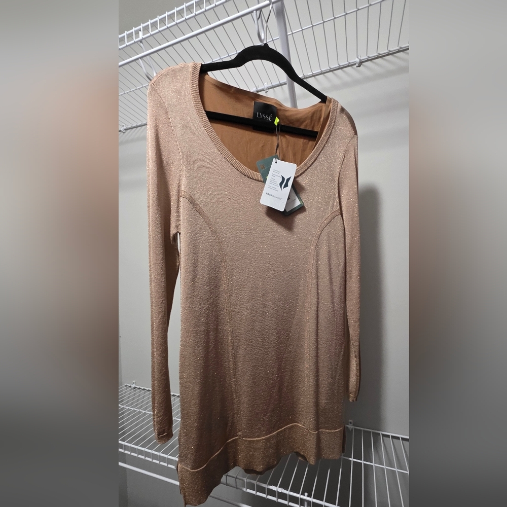 Lysse Women's Shimmering Beige Sweater